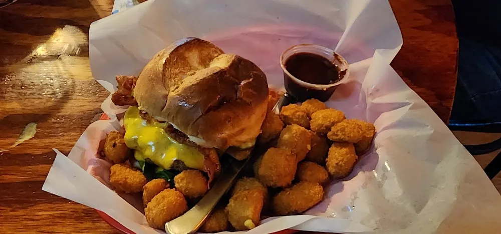Bacon Cheeseburger with Cheese Balls